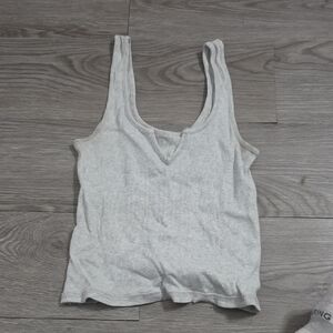 T.J.Maxx Light Gray Women's Crop Top